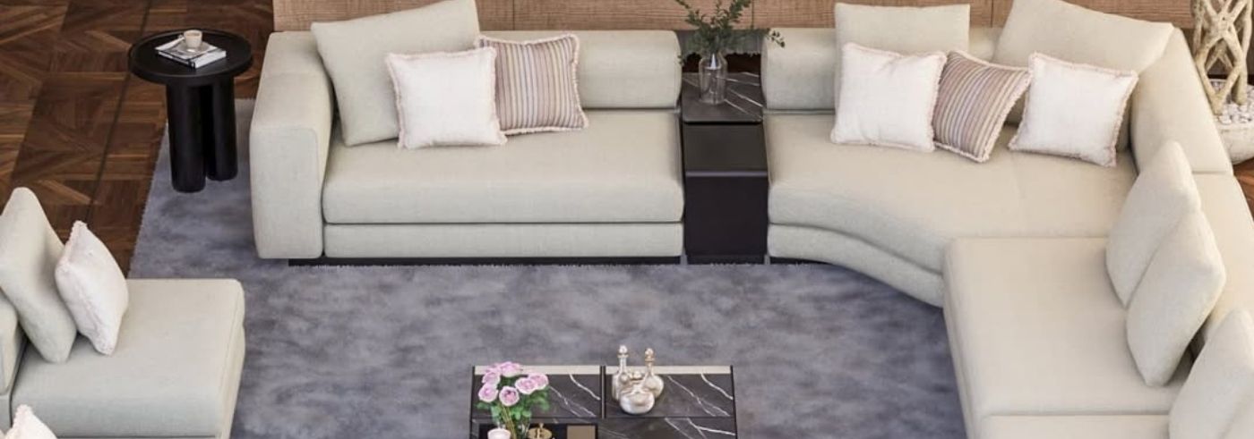 dikdörtgen salon dizaynı