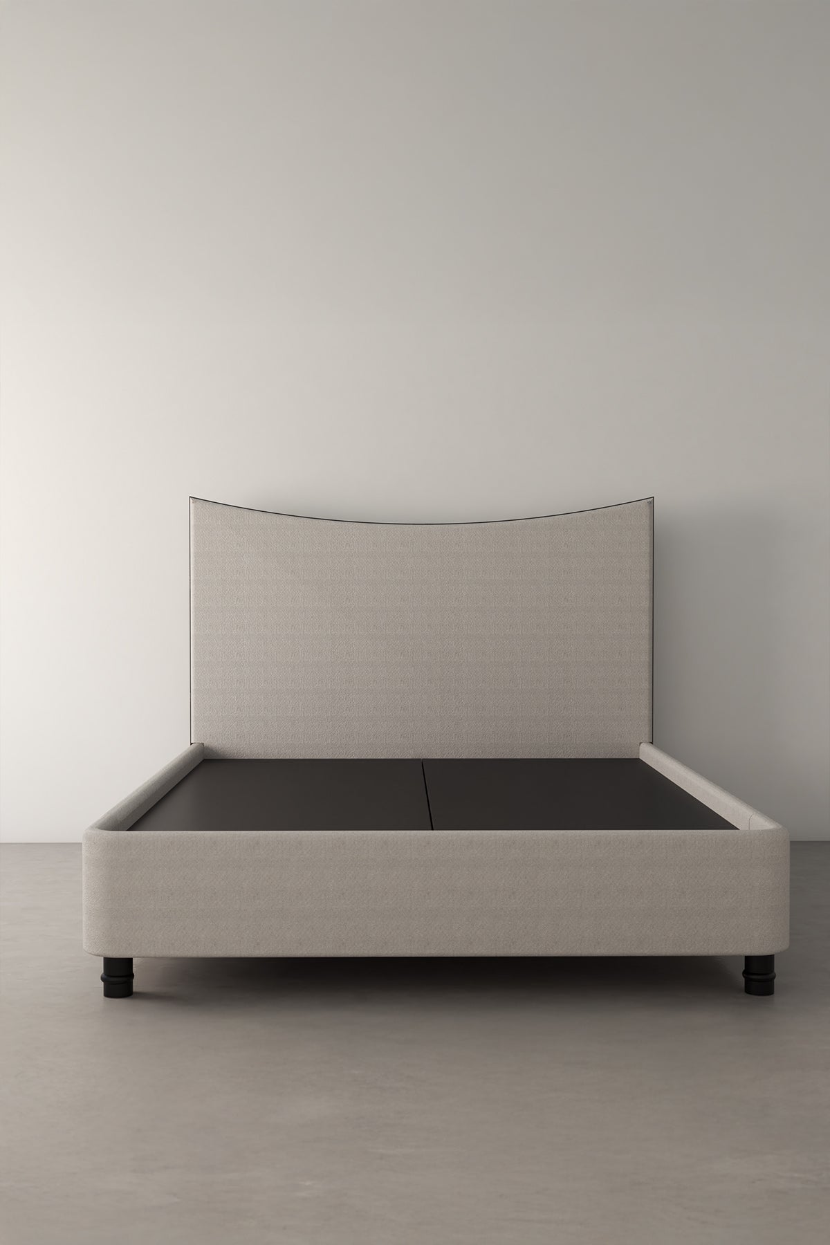 Lazy Yatak Başlığı ve Altlığı-Siyah