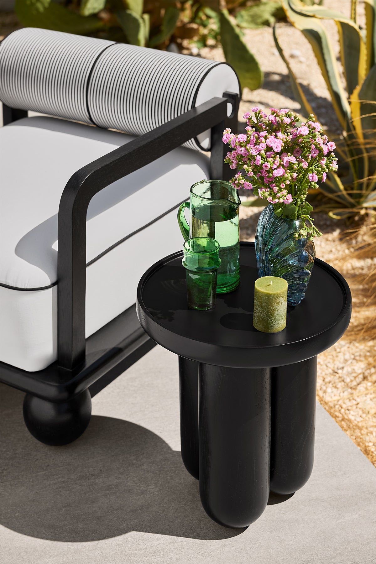 Mario İroko Kollu Berjer- Siyah