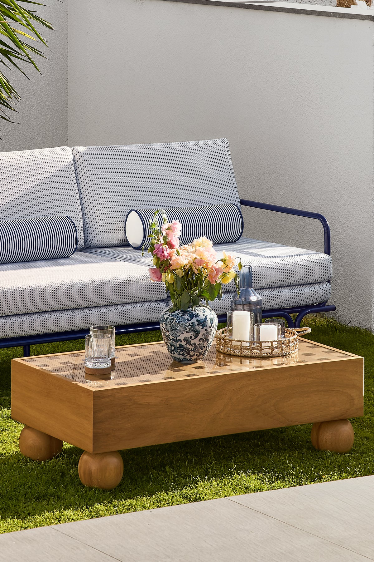 Picosso Outdoor Sehpa-İroko Ağacı