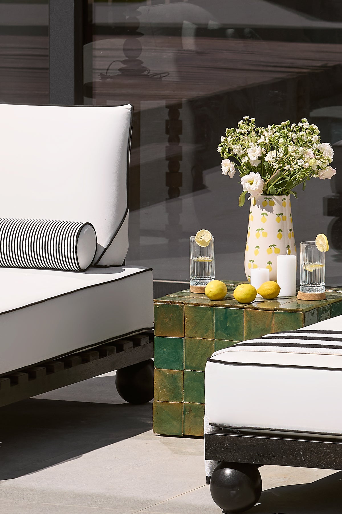 Picasso Outdoor Daybed-İroko Ağacından