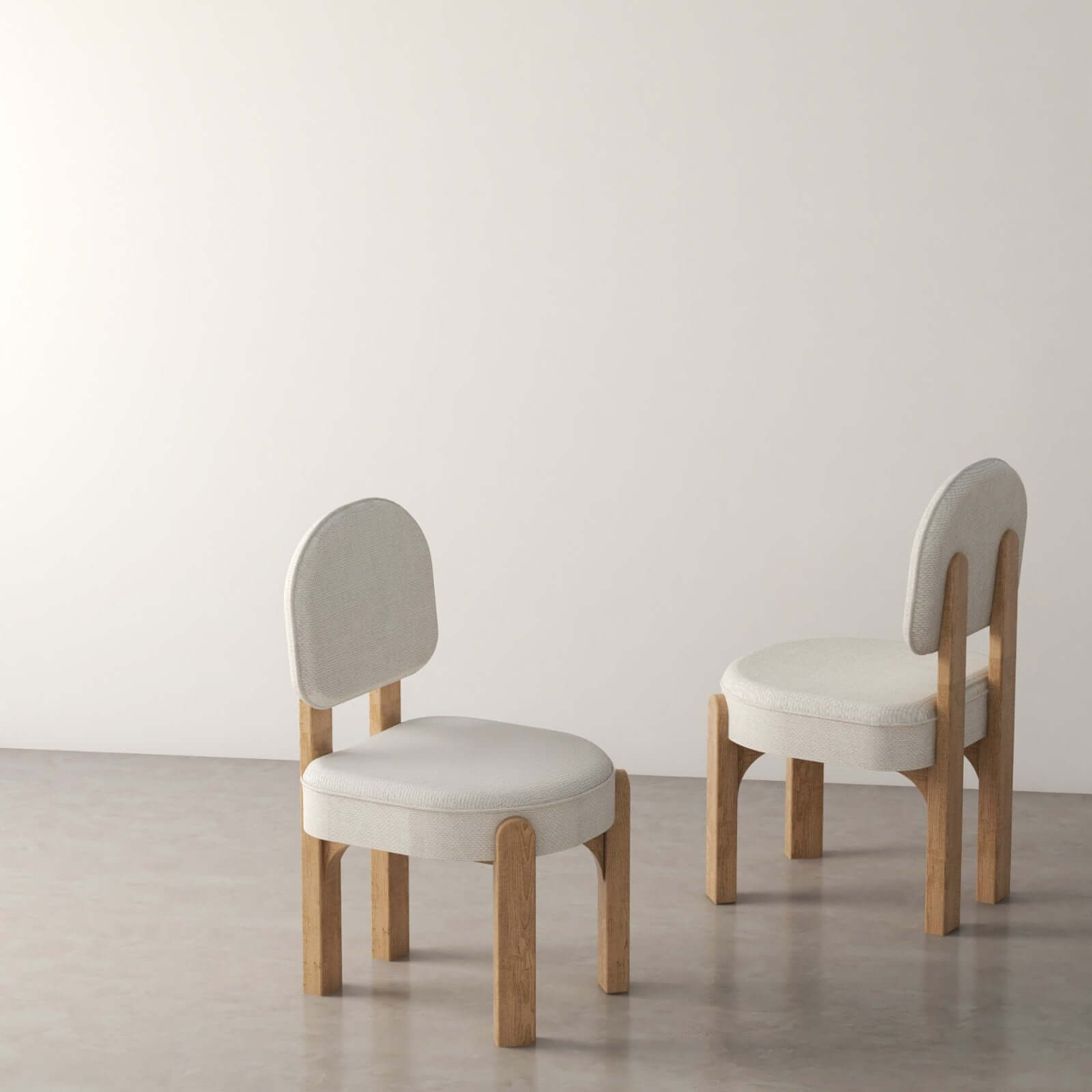 Loc Soft Sandalye-Natural renkli