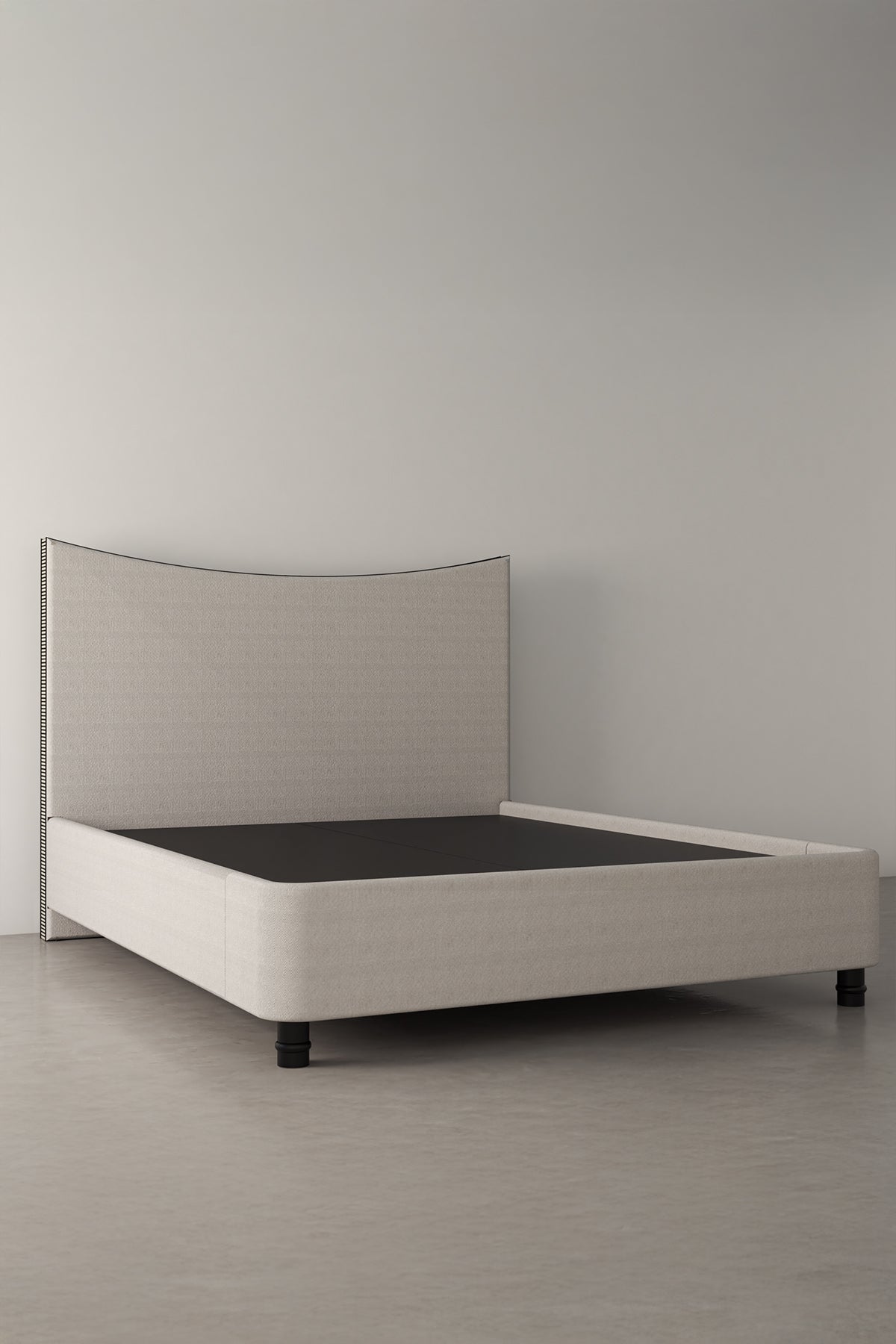 Lazy Yatak Başlığı ve Altlığı-Siyah