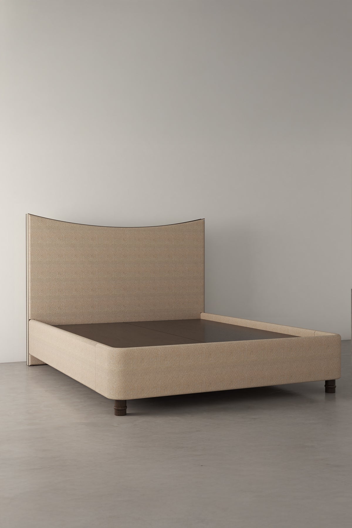 Lazy Yatak Başlığı ve Altlığı - Koyu Ceviz
