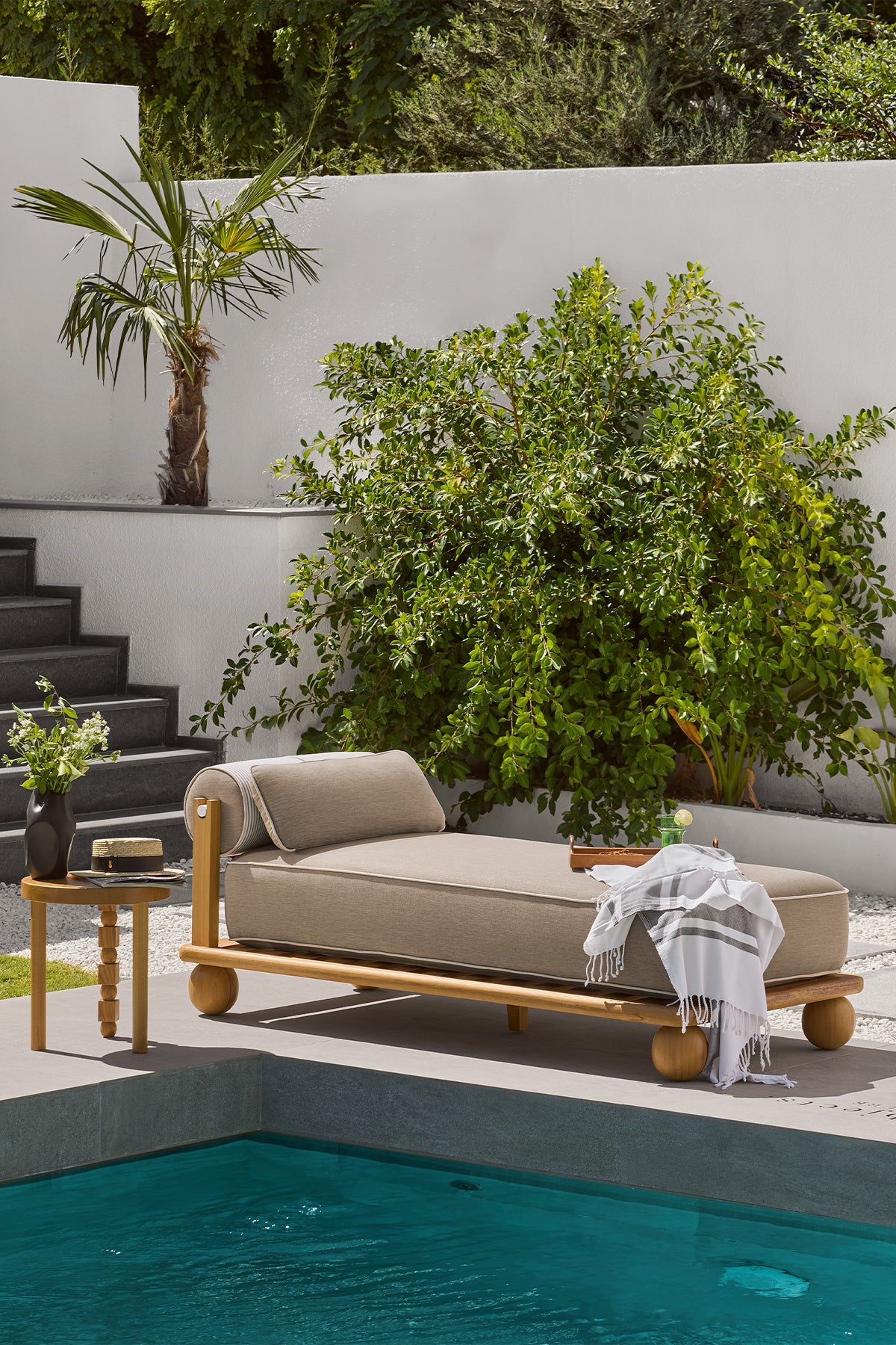 Mario Şezlong-Natural renkli