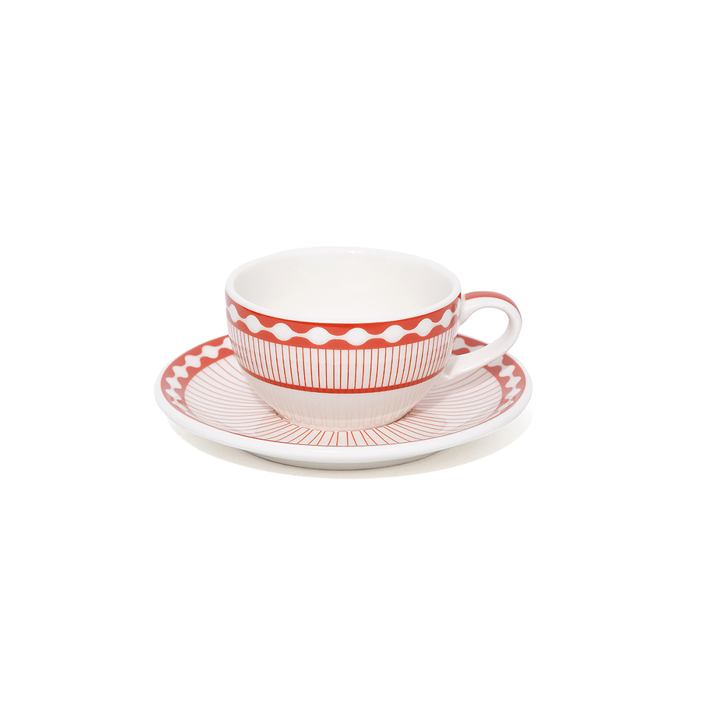 Fern&Co. x Melez Afternoon Tea Collection Terracotta Çay Fincanı